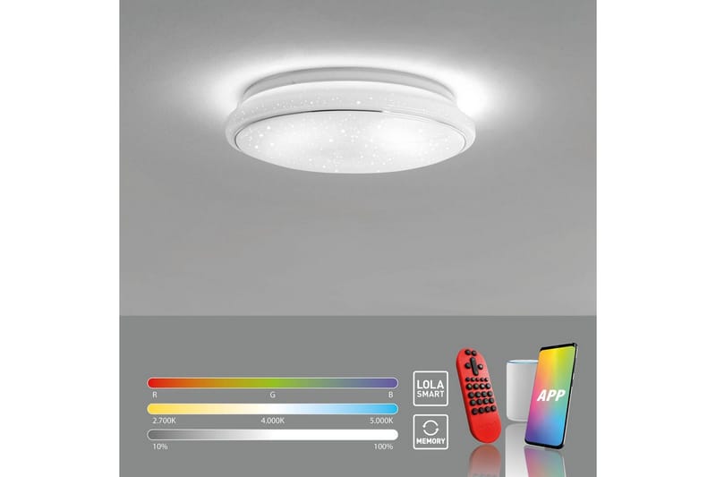 Lolasmart Jupi Just Light Taklampa - White - Belysning - Inomhusbelysning & lampor - Taklampor & takbelysning - Plafond