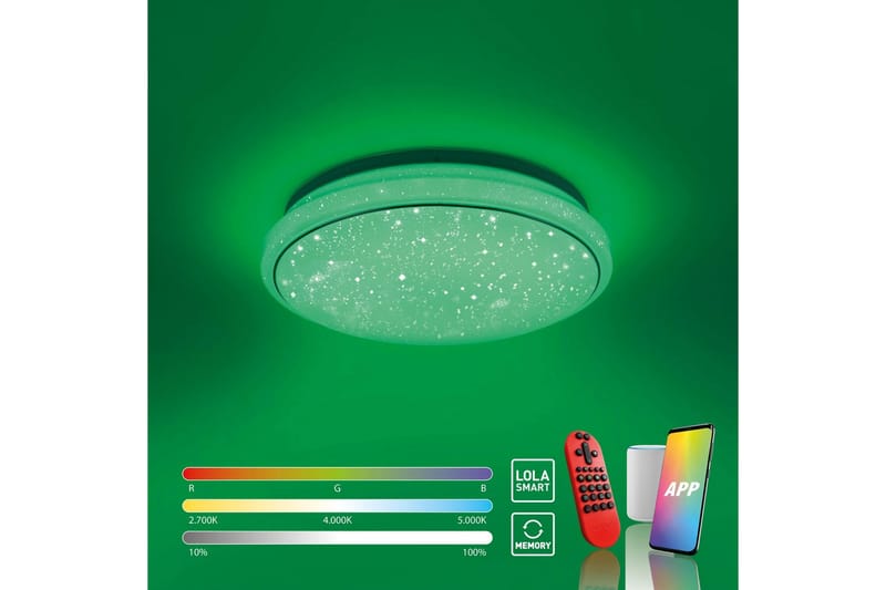 Lolasmart Jupi Just Light Taklampa - White - Belysning - Inomhusbelysning & lampor - Taklampor & takbelysning - Plafond