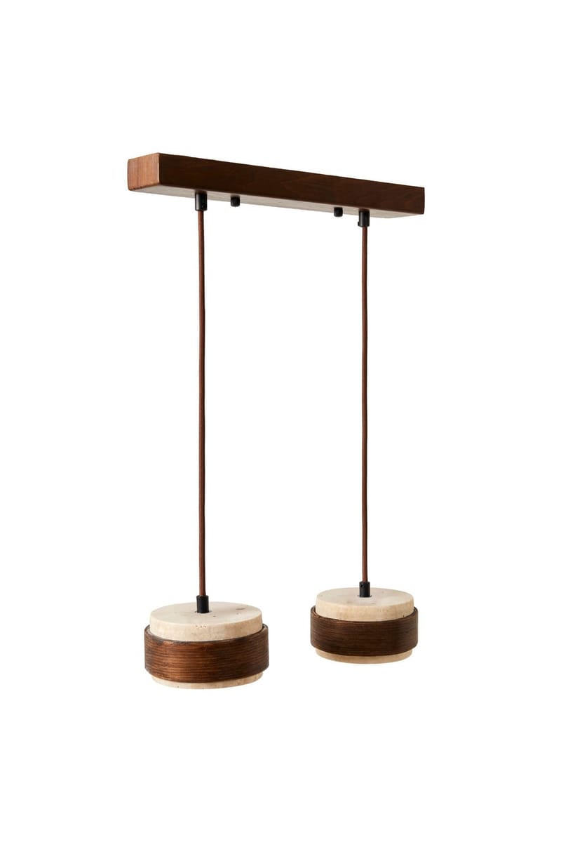 Loloura Pendellampa - Beige Valnöt - Belysning - Inomhusbelysning & lampor - Taklampor & takbelysning - Kristallkrona & takkrona