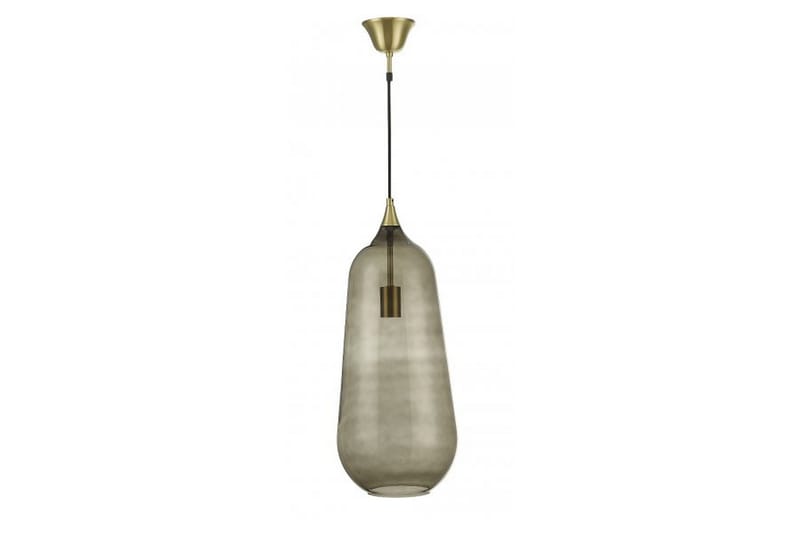 LUNA Taklampa 25 Rund Mässing/Rökfärgad - Oriva - Fönsterlampa hängande - Kökslampa & pendellampa - Sovrumslampa