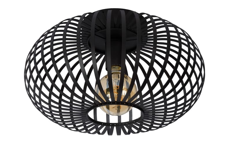 MANUELA Plafond Rund Svart - Lucide - Plafond - Sovrumslampa