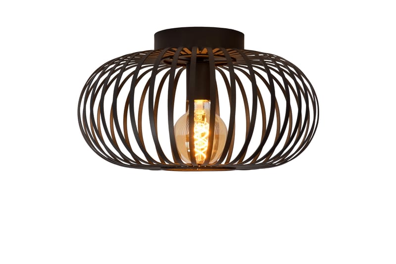 MANUELA Plafond Rund Svart - Lucide - Plafond - Sovrumslampa