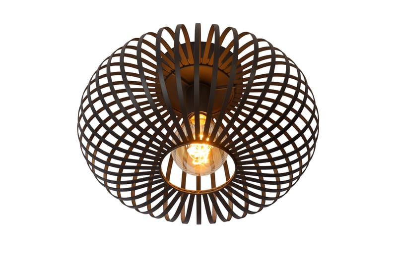 MANUELA Plafond Rund Svart - Lucide - Plafond - Sovrumslampa