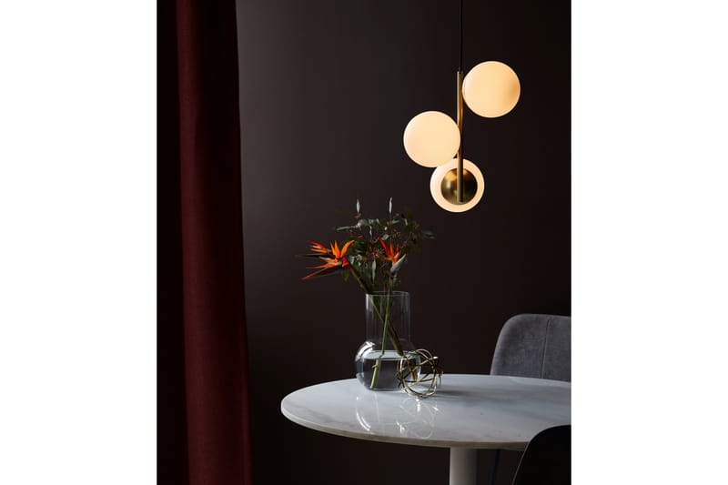 Nordlux Lilly Pendellampa Mässing/Opal - Nordlux - Fönsterlampa hängande - Kökslampa & pendellampa - Sovrumslampa