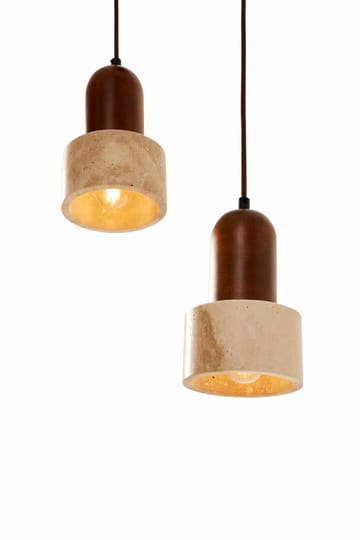 Norric Pendellampa - Beige Valnöt - Belysning - Inomhusbelysning & lampor - Taklampor & takbelysning - Kristallkrona & takkrona