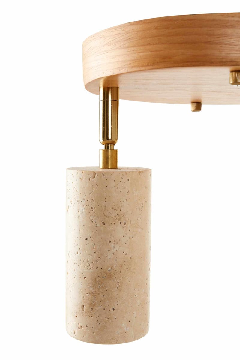 Nurtane Taklampa - Beige Och Ek - Belysning - Inomhusbelysning & lampor - Taklampor & takbelysning - Kristallkrona & takkrona