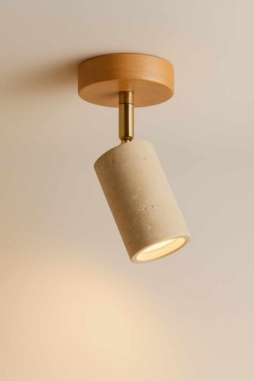 Nurtane Taklampa - Beige Och Ek - Belysning - Inomhusbelysning & lampor - Taklampor & takbelysning - Kristallkrona & takkrona