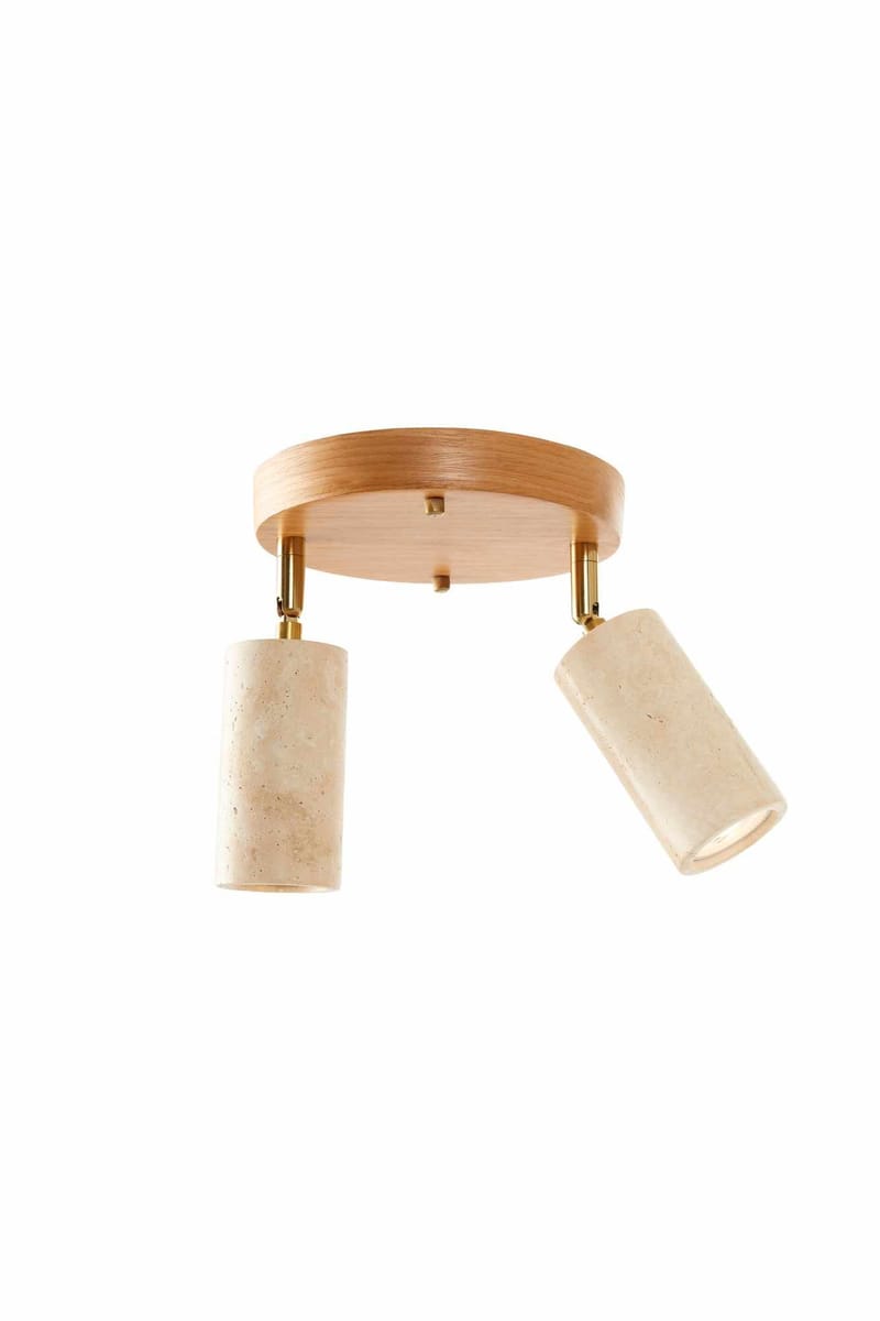 Nurtane Taklampa - Beige Och Ek - Belysning - Inomhusbelysning & lampor - Taklampor & takbelysning - Kristallkrona & takkrona