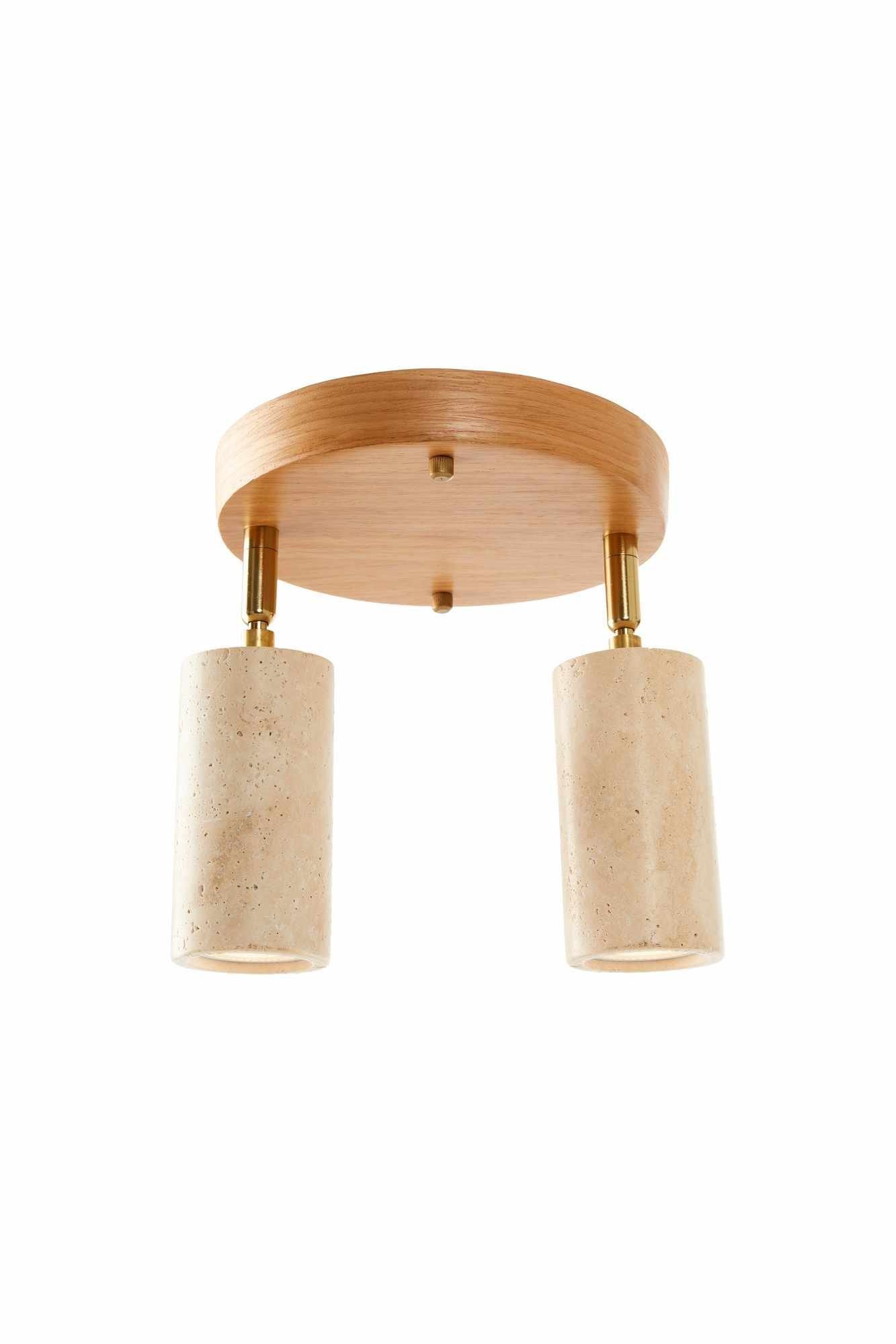 Nurtane Taklampa - Beige Och Ek