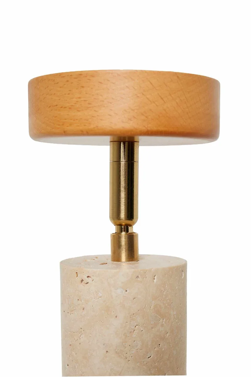 Nurtane Taklampa - Beige Och Ek - Belysning - Inomhusbelysning & lampor - Taklampor & takbelysning - Kristallkrona & takkrona