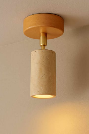 Nurtane Taklampa - Beige Och Ek - Belysning - Inomhusbelysning & lampor - Taklampor & takbelysning - Kristallkrona & takkrona