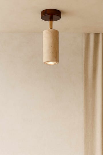 Nurtane Taklampa - Beige Och Valnöt - Belysning - Inomhusbelysning & lampor - Taklampor & takbelysning - Kristallkrona & takkrona