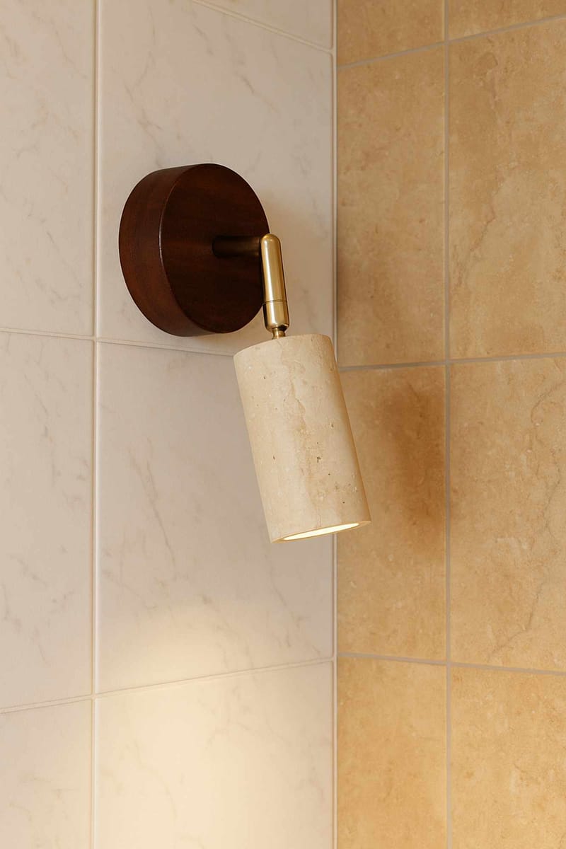 Nurtane Taklampa - Beige Och Valnöt - Belysning - Inomhusbelysning & lampor - Taklampor & takbelysning - Kristallkrona & takkrona