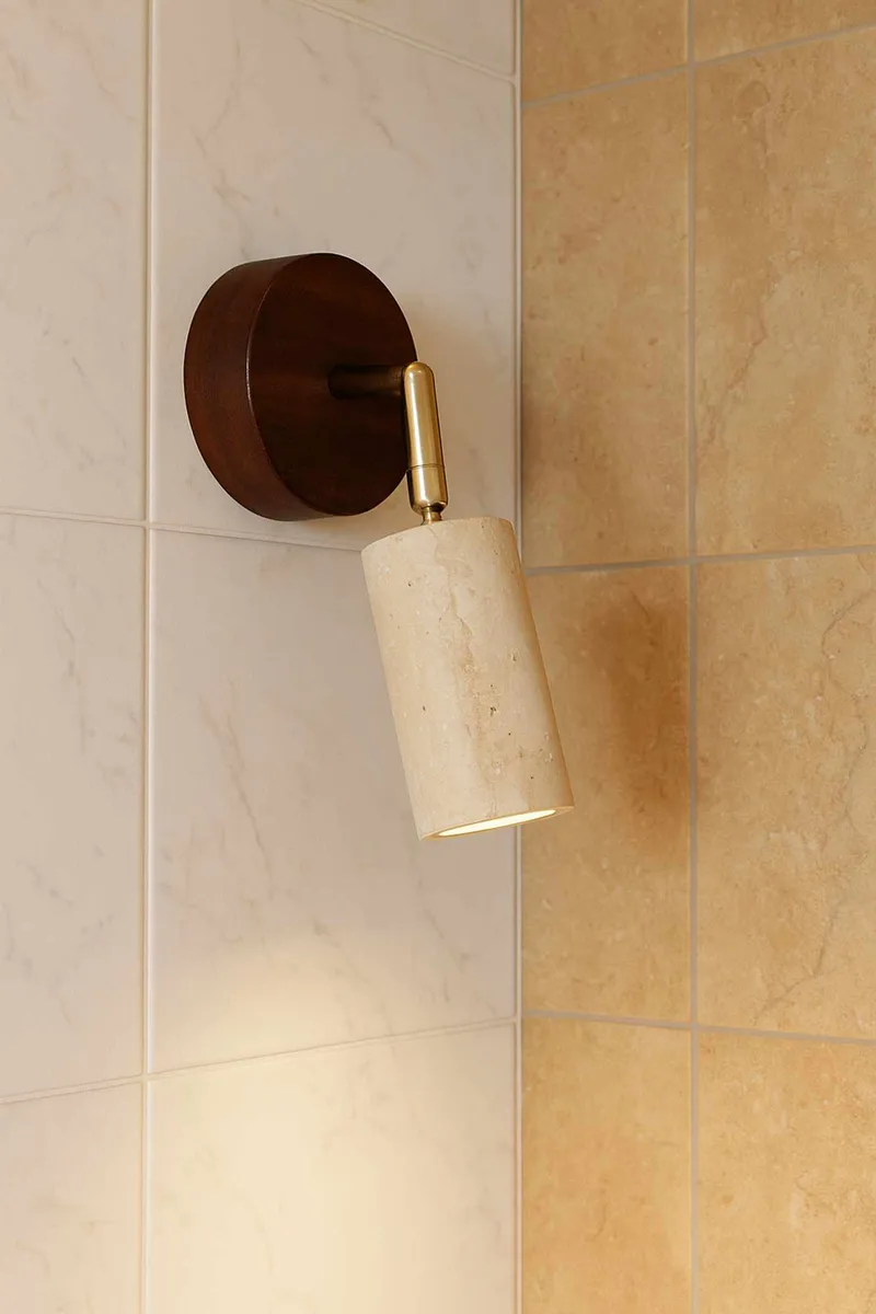 Nurtane Taklampa - Beige Och Valnöt - Belysning - Inomhusbelysning & lampor - Taklampor & takbelysning - Kristallkrona & takkrona