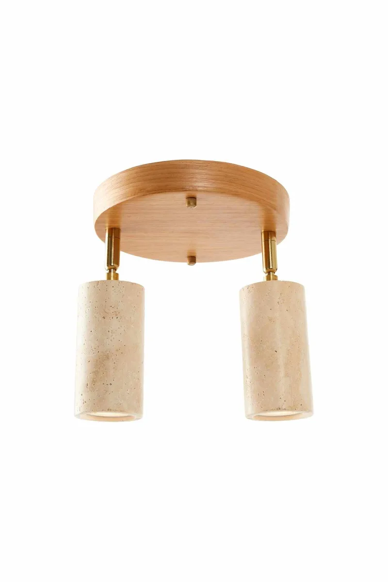Nurtane Taklampa, Beige/Ek