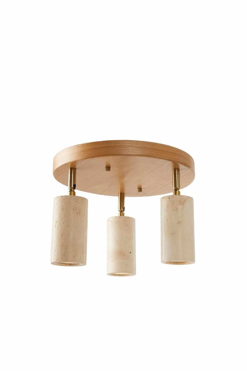 Nurtane Taklampa, Beige/Ek