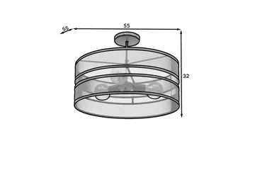 Orabela Plafond Rund - Svart - Belysning - Inomhusbelysning & lampor - Taklampor & takbelysning - Plafond