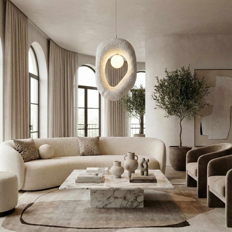 Orvinor Pendellampa - Vit - Belysning - Inomhusbelysning & lampor - Taklampor & takbelysning - Kristallkrona & takkrona