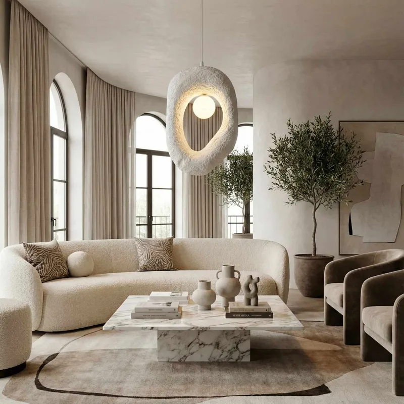 Orvinor Pendellampa - Vit - Belysning - Inomhusbelysning & lampor - Taklampor & takbelysning - Kristallkrona & takkrona