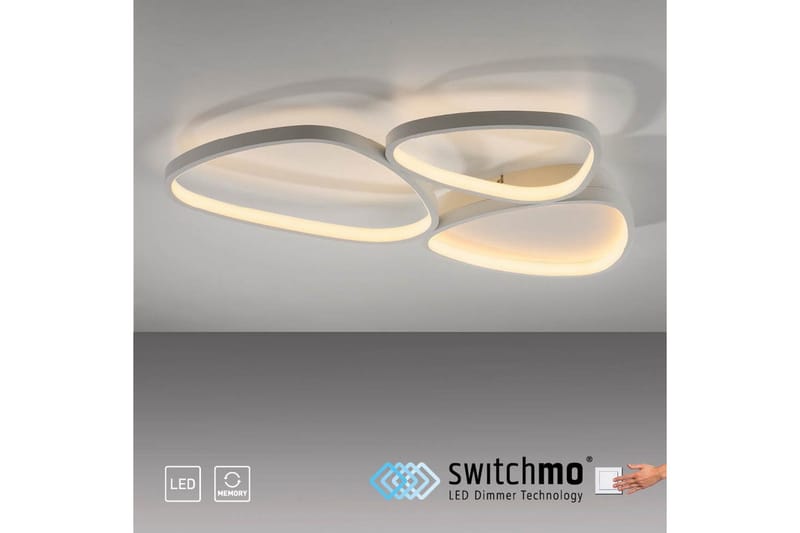 Pebbles Just Light Taklampa - White - Belysning - Inomhusbelysning & lampor - Taklampor & takbelysning - Plafond