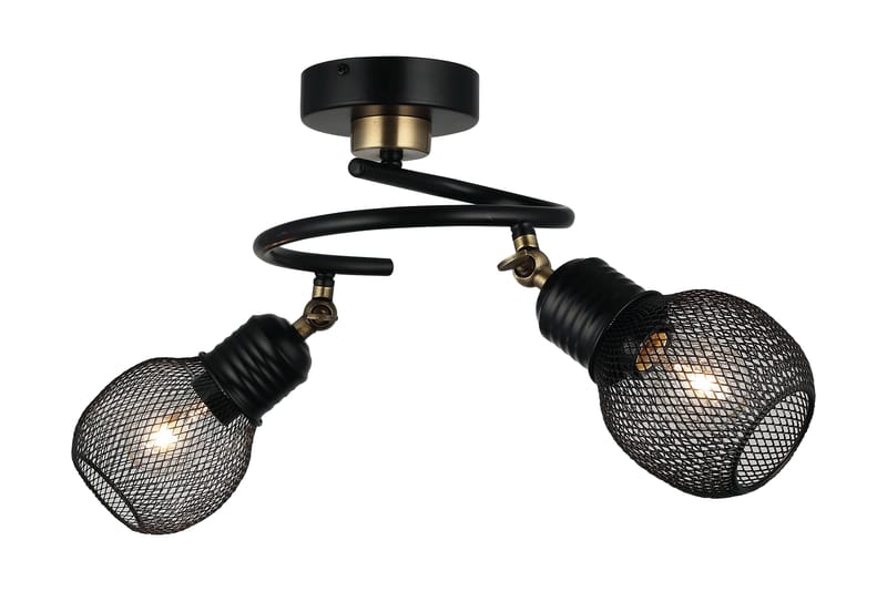PENDE Taklampa Guld/Svart - Homemania - Fönsterlampa hängande - Kökslampa & pendellampa - Sovrumslampa