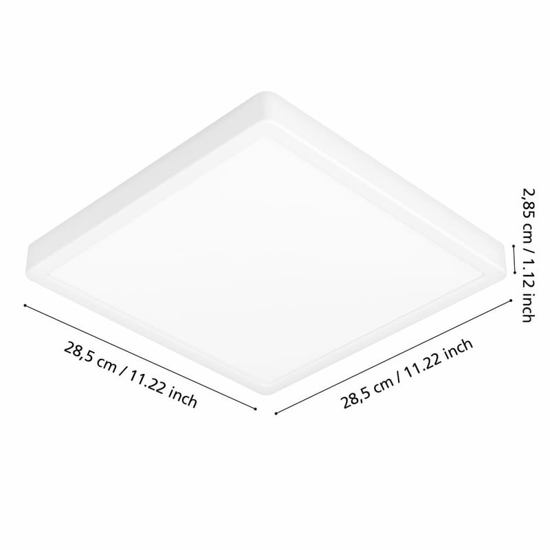 Plafond Argolis 285x285 mm - Vit - Belysning - Inomhusbelysning & lampor - Taklampor & takbelysning - Plafond