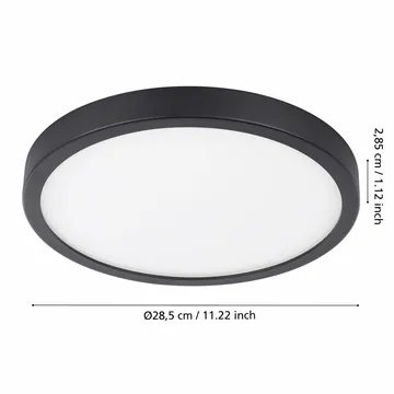 Plafond Argolis Ø285 mm - Svart - Belysning - Inomhusbelysning & lampor - Taklampor & takbelysning - Plafond