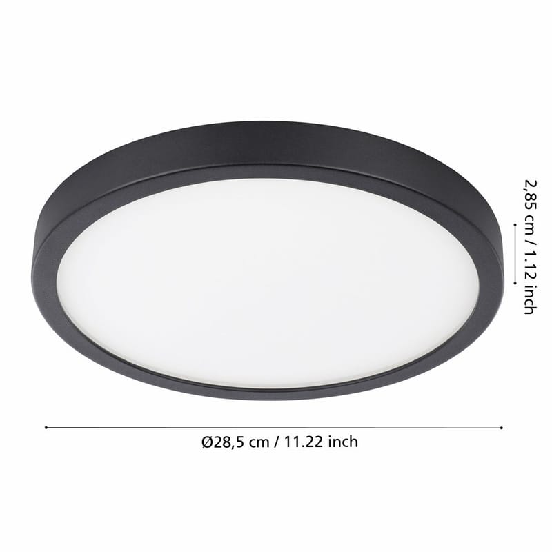 Plafond Argolis Ø285 mm - Svart - Belysning - Inomhusbelysning & lampor - Taklampor & takbelysning - Plafond
