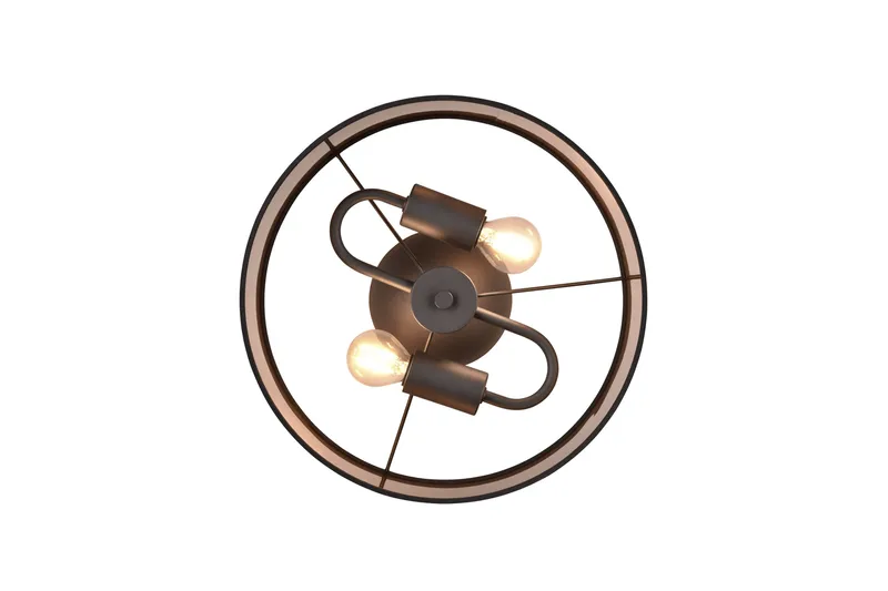 Davos Plafond 30 cm 2xE14 mattsvart/ greige - Matt svart/Greige - Belysning - Inomhusbelysning & lampor - Taklampor & takbelysning - Plafond