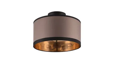 Davos Plafond 30 cm 2xE14 mattsvart/ greige - Matt svart/Greige - Belysning - Inomhusbelysning & lampor - Taklampor & takbelysning - Plafond