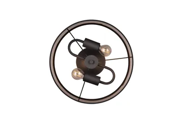 Davos Plafond 30 cm 2xE14 mattsvart/ greige - Matt svart/Greige - Belysning - Inomhusbelysning & lampor - Taklampor & takbelysning - Plafond