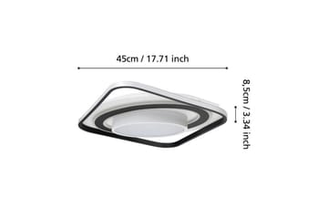 Plafond Eglo Benalauria Svart/Vit - Belysning - Inomhusbelysning & lampor - Taklampor & takbelysning - Plafond