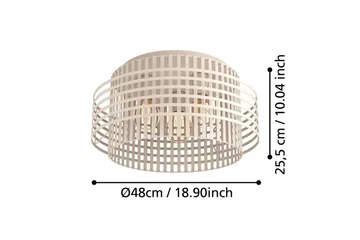 Plafond Eglo Oltamar Sand - Belysning - Inomhusbelysning & lampor - Taklampor & takbelysning - Plafond