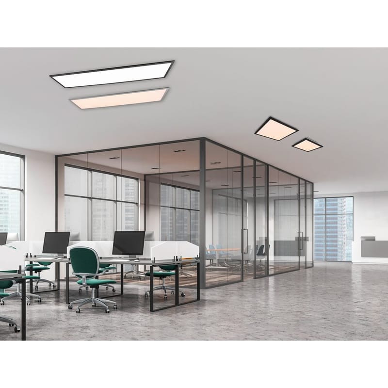 Plafond Gamma - 119x29 cm, Mattsvart - Belysning - Inomhusbelysning & lampor - Taklampor & takbelysning - Plafond