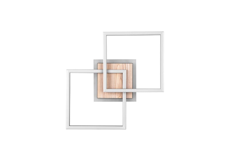 Giro LED Taklampa fyrkant mattsvart/ trä - Mattsvart/Trä - Belysning - Inomhusbelysning & lampor - Taklampor & takbelysning - Plafond