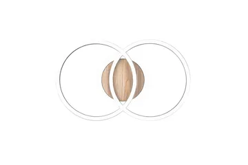 Giro LED Taklampa rund mattsvart/ trä - Mattsvart/Trä - Belysning - Inomhusbelysning & lampor - Taklampor & takbelysning - Plafond