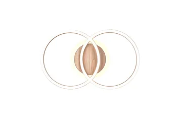 Giro LED Taklampa rund mattsvart/ trä - Mattsvart/Trä - Belysning - Inomhusbelysning & lampor - Taklampor & takbelysning - Plafond