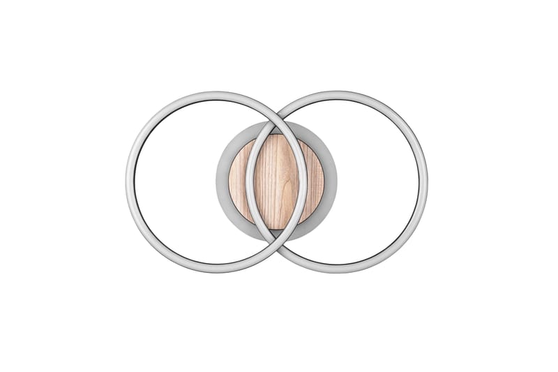 Giro LED Taklampa rund mattsvart/ trä - Mattsvart/Trä - Belysning - Inomhusbelysning & lampor - Taklampor & takbelysning - Plafond