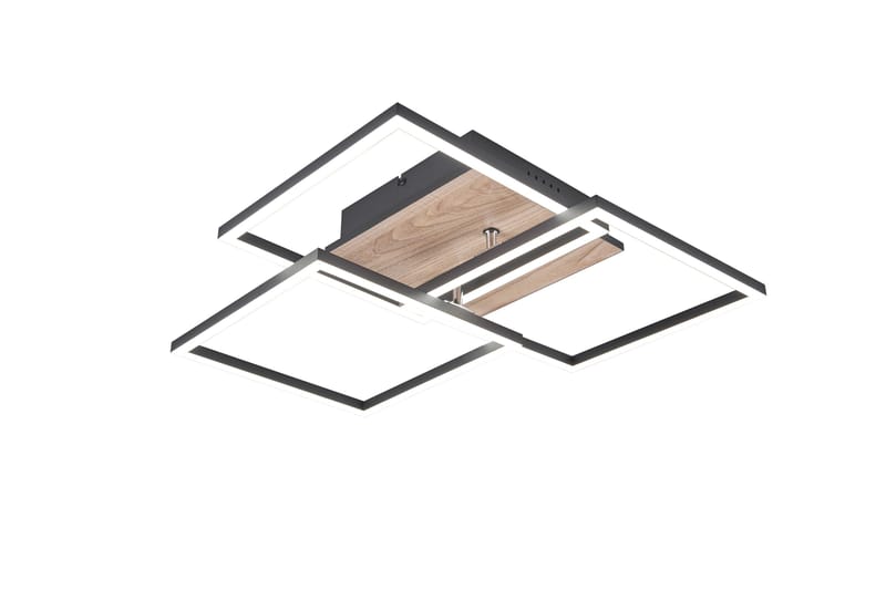 Mobile LED Taklampa mattsvart/ trä - Matt svart/Trä - Belysning - Inomhusbelysning & lampor - Taklampor & takbelysning - Plafond
