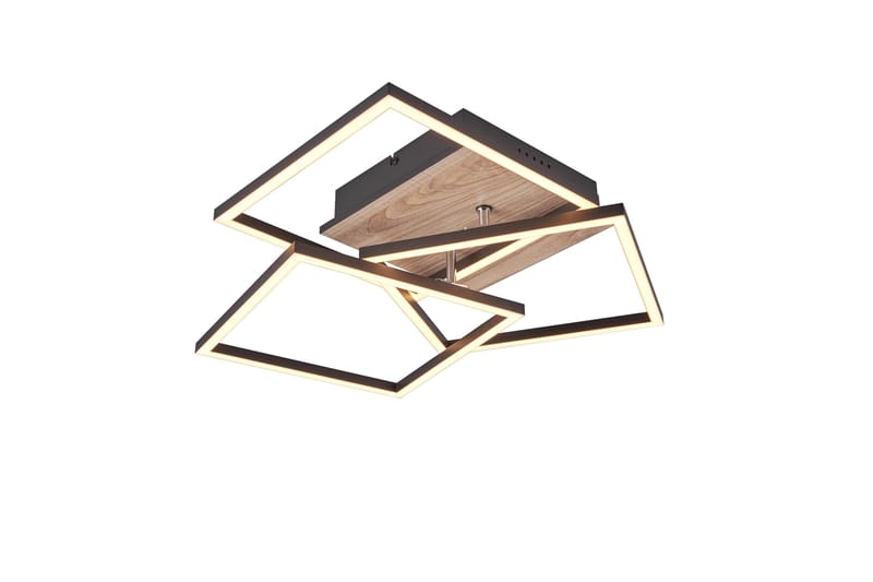 Mobile LED Taklampa mattsvart/ trä - Matt svart/Trä - Belysning - Inomhusbelysning & lampor - Taklampor & takbelysning - Plafond