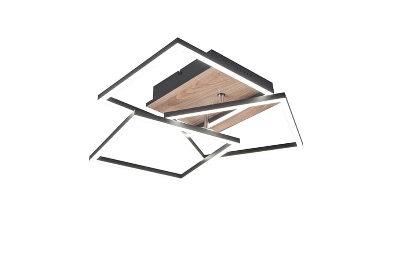 Mobile LED Taklampa mattsvart/ trä - Matt svart/Trä - Belysning - Inomhusbelysning & lampor - Taklampor & takbelysning - Plafond
