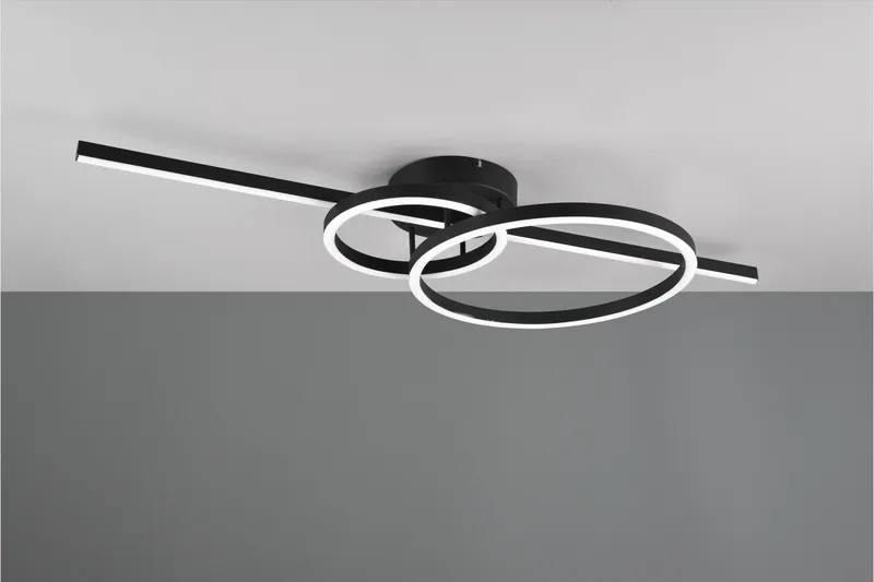 Montilla LED Plafond mattsvart, Matt svart