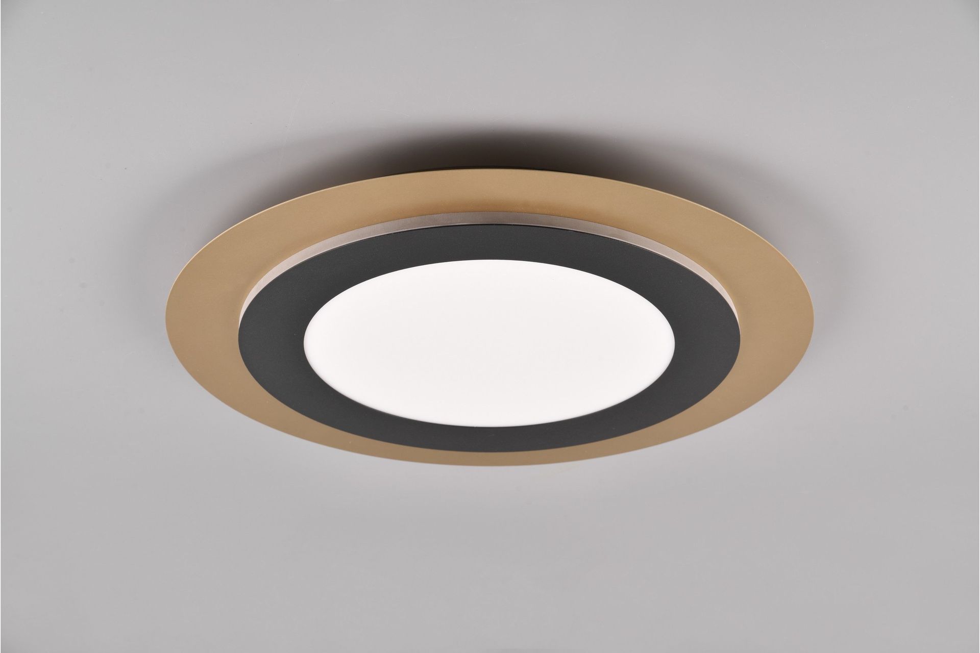 Morgan LED Plafond 45 cm mattsvart/ guld - Matt svart/Guld