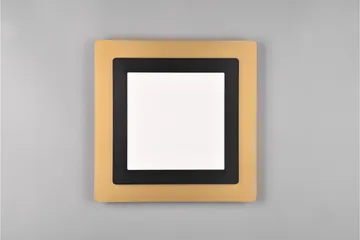 Morgan LED Plafond 45x45 cm mattsvart/ guld - Matt svart/Guld - Belysning - Inomhusbelysning & lampor - Taklampor & takbelysning - Plafond