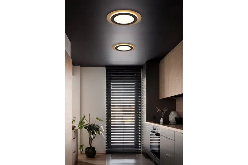 Morgan LED Plafond 45 cm mattsvart/ guld - Matt svart/Guld - Belysning - Inomhusbelysning & lampor - Taklampor & takbelysning - Plafond