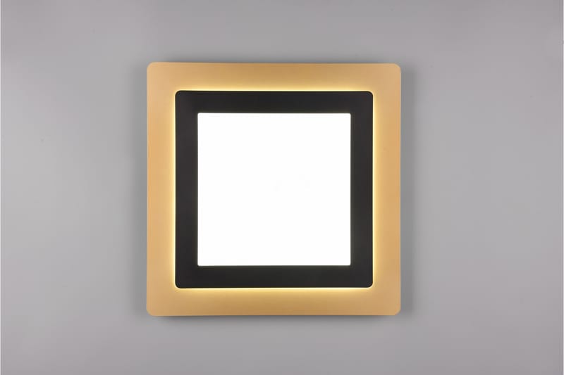 Morgan LED Plafond 45x45 cm mattsvart/ guld - Matt svart/Guld - Belysning - Inomhusbelysning & lampor - Taklampor & takbelysning - Plafond