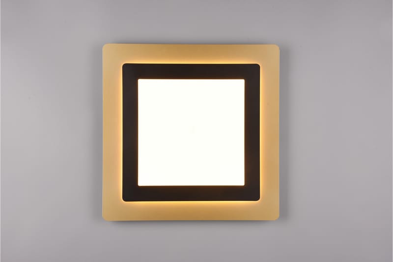 Morgan LED Plafond 45x45 cm mattsvart/ guld - Matt svart/Guld - Belysning - Inomhusbelysning & lampor - Taklampor & takbelysning - Plafond