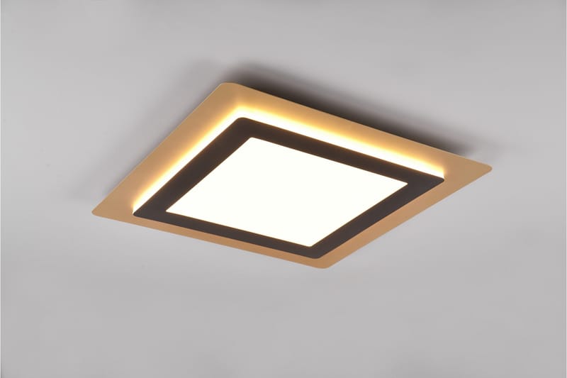 Morgan LED Plafond 45x45 cm mattsvart/ guld - Matt svart/Guld - Belysning - Inomhusbelysning & lampor - Taklampor & takbelysning - Plafond