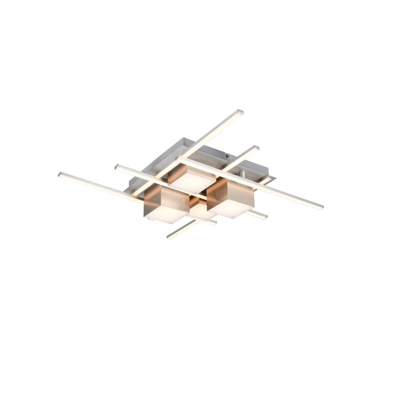 Plafond Roger, Borstad stål