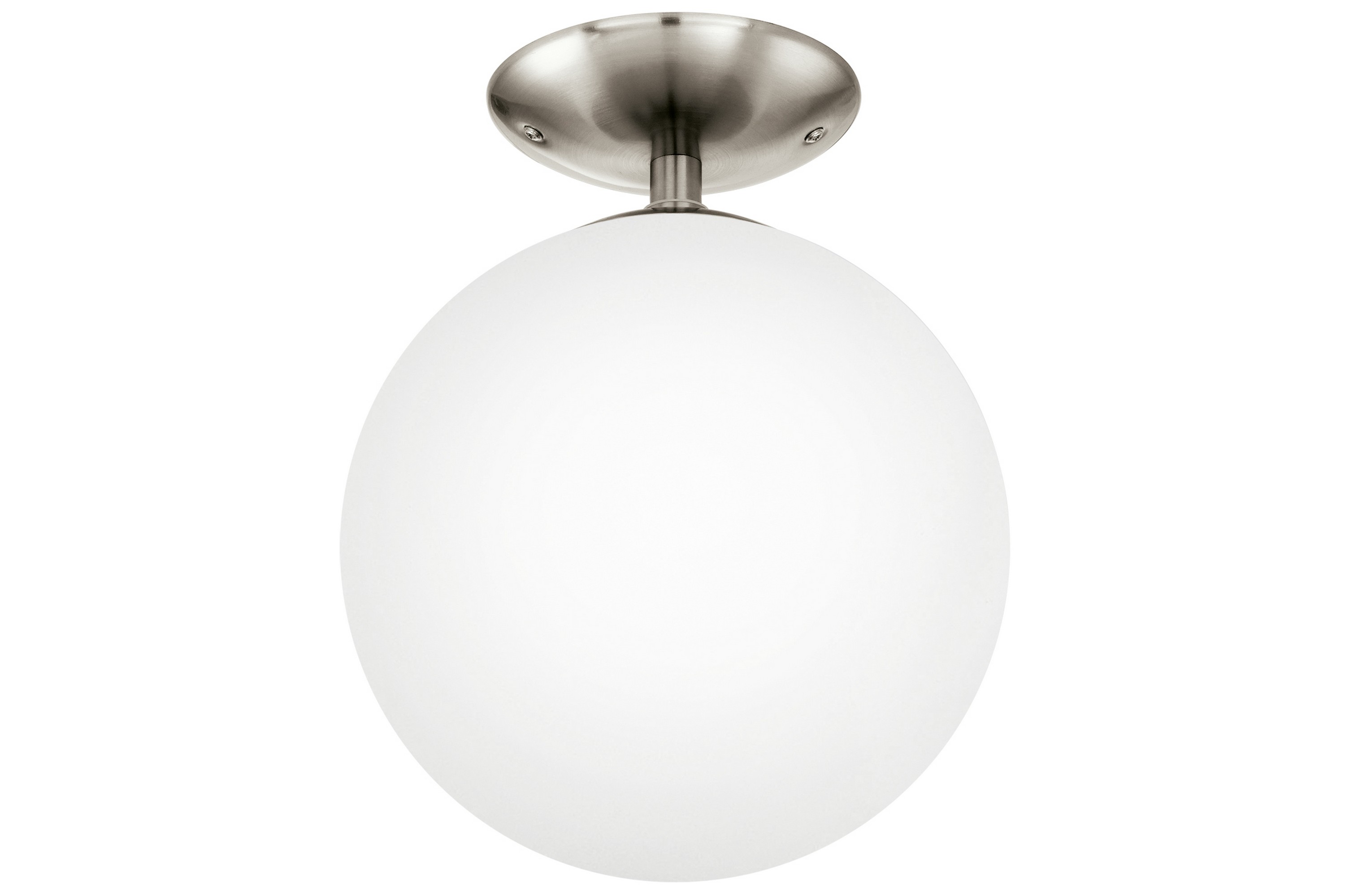 RONDO Plafond 25 cm Nickel/Opal -